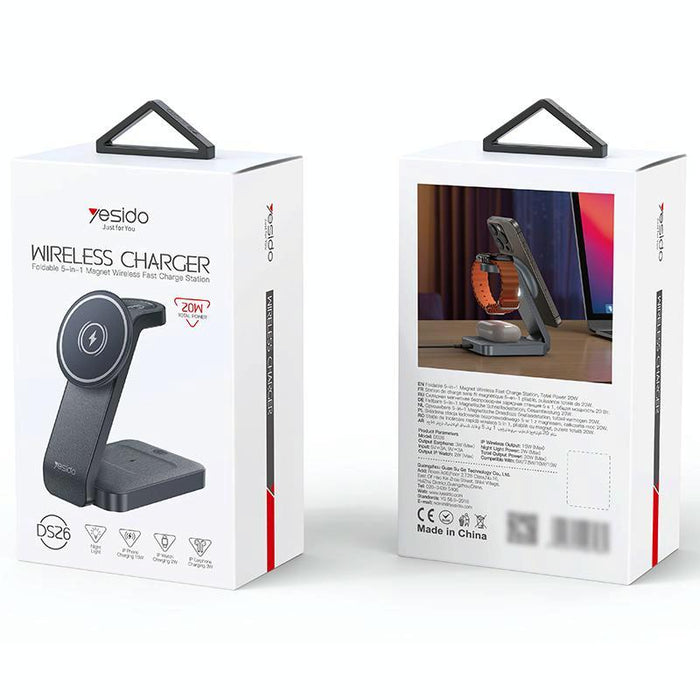 4 In 1 Magnetic Wireless Charging Stand With Night Light