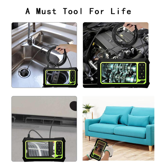 5.5Mm 1080P Ip68 Waterproof 4.3 Inch Screen Single Camera Digital Endoscope Line Length 2M