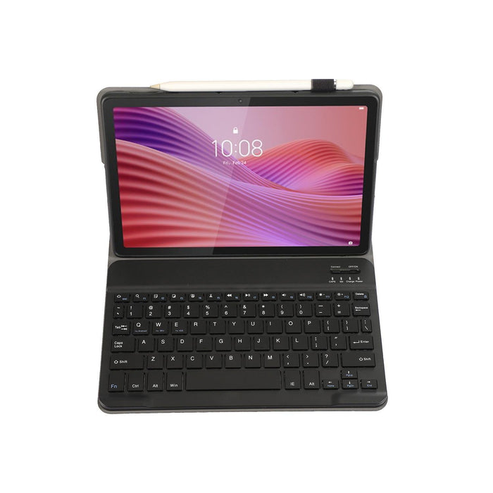 For Lenovo Tab 10.1 / Zhaoyang K10C 10.1 Ultra-Thin Detachable Bluetooth Keyboard Leather Tablet Case
