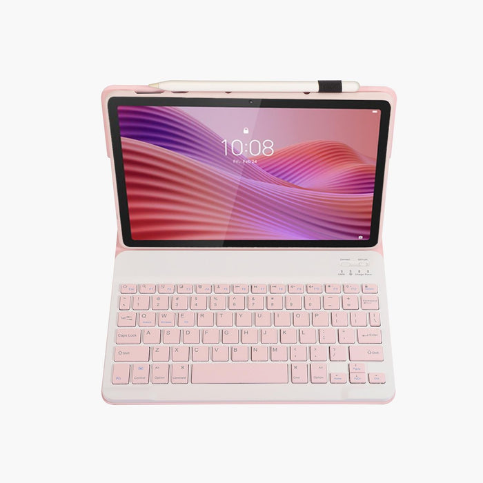 For Lenovo Tab 10.1 / Zhaoyang K10C 10.1 Ultra-Thin Detachable Bluetooth Keyboard Leather Tablet Case