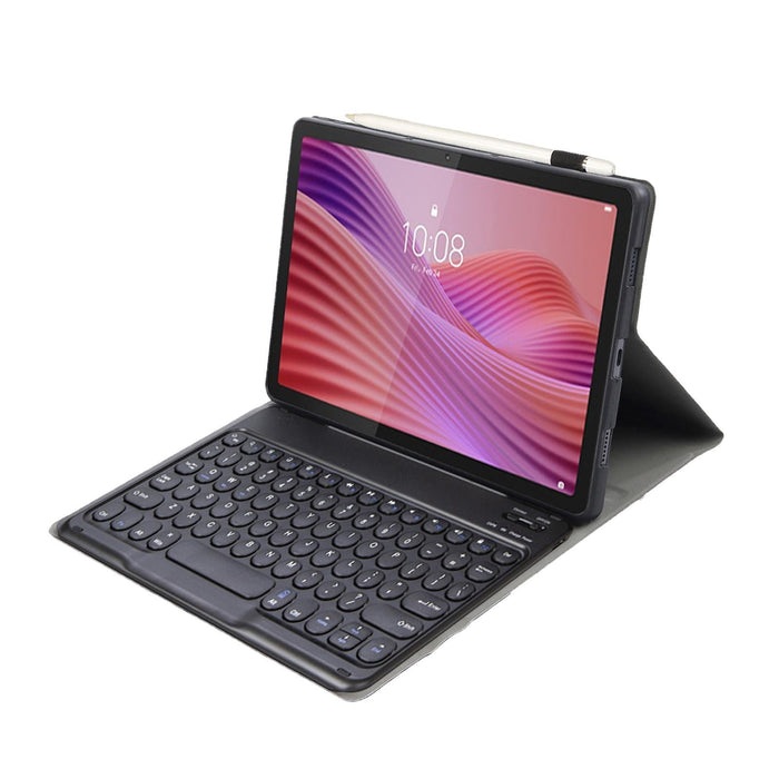 For Lenovo Tab 10.1 / Zhaoyang K10C 10.1 Ultra-Thin Detachable Bluetooth Keyboard Leather Tablet Case With Touchpad