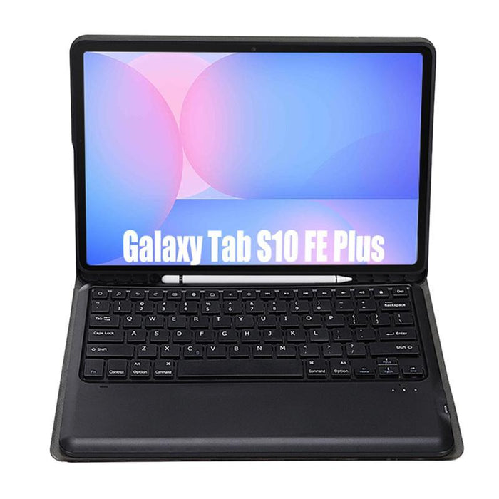 Detachable Bluetooth Keyboard Leather Case For Galaxy Tab S10 Fe+