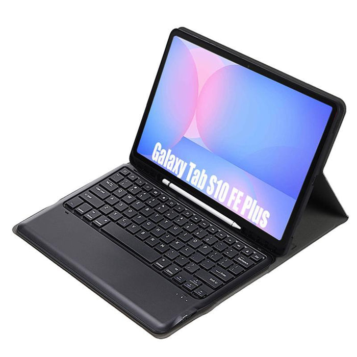 Detachable Bluetooth Keyboard Leather Case For Galaxy Tab S10 Fe+