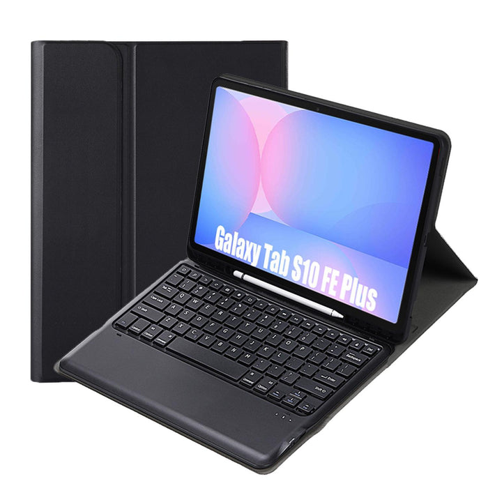 Detachable Bluetooth Keyboard Leather Case For Galaxy Tab S10 Fe+
