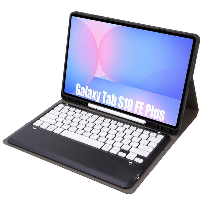 Detachable Bluetooth Keyboard Leather Case For Galaxy Tab S10 Fe+