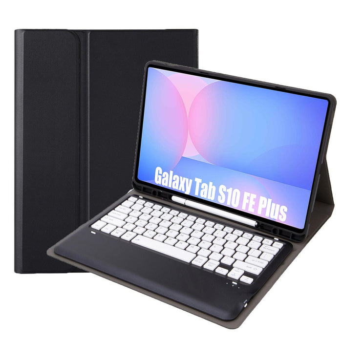 Detachable Bluetooth Keyboard Leather Case For Galaxy Tab S10 Fe+