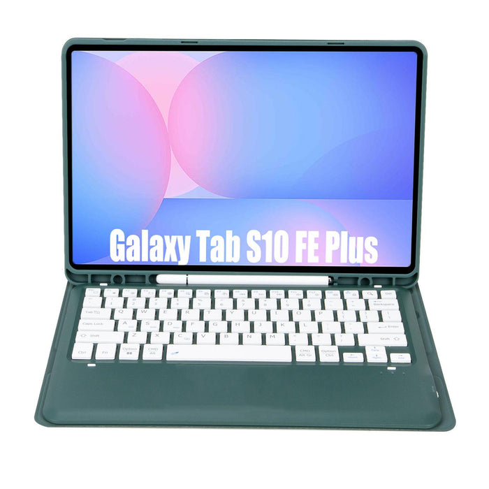 Detachable Bluetooth Keyboard Leather Case For Galaxy Tab S10 Fe+