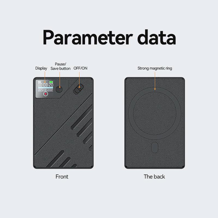 A5 Oled Display Smart Ai Magnetic Recorder Support App Control Memory 128Gb Black