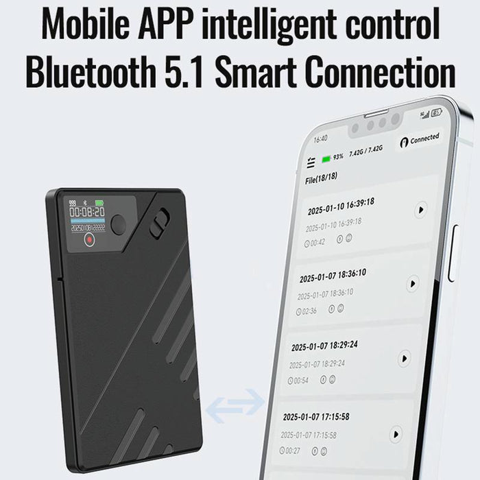 A5 Oled Display Smart Ai Magnetic Recorder Support App Control Memory 128Gb Black