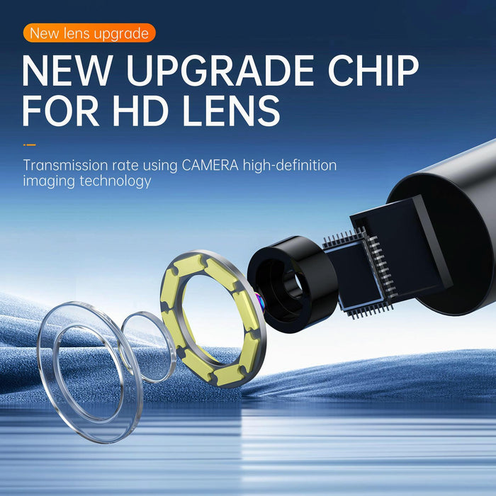 8Mm Lens Industrial Pipeline Endoscope With 4.3 Inch Hd Screen Spec 10M Tube