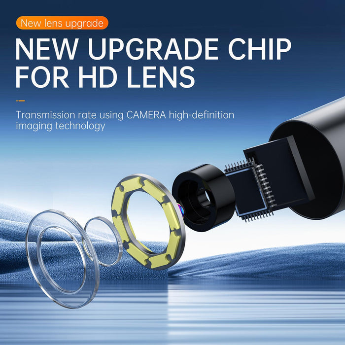 8Mm Lens Industrial Pipeline Endoscope With 4.3 Inch Hd Screen Spec 10M Tube