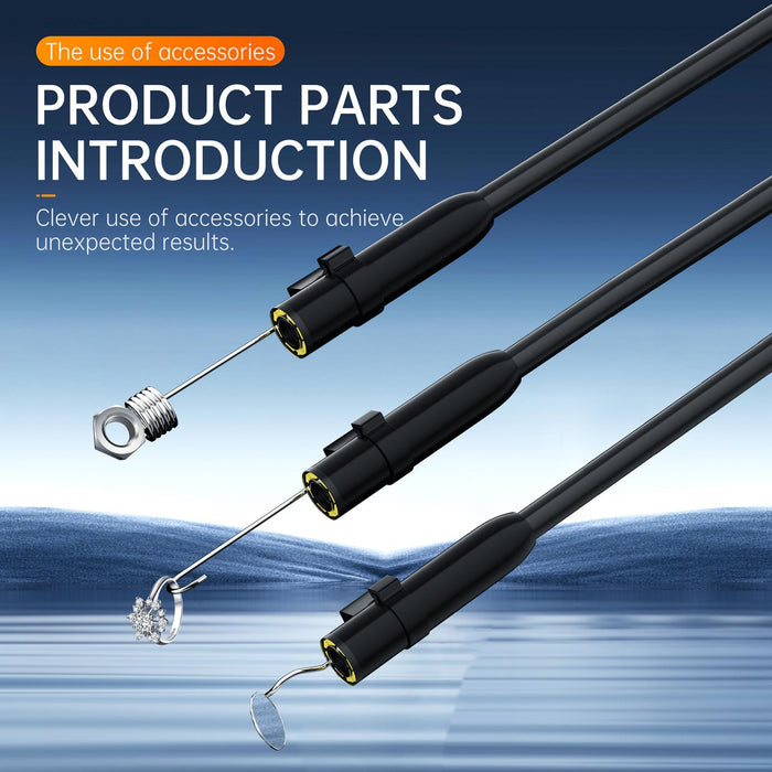 8Mm Lens Industrial Pipeline Endoscope With 4.3 Inch Hd Screen Spec 10M Tube