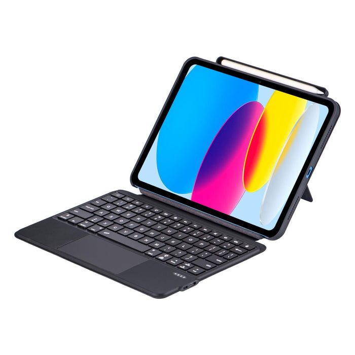2025 / 2022 Ipad U8 Magic Folio Ultra-Thin Rgb Backlit Touchpad Keyboard Case