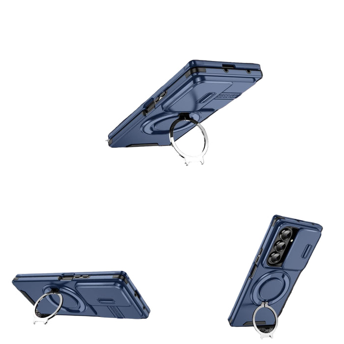 For Samsung Galaxy Z Fold7 5G Sliding Camshield Ring Holder Phone Case