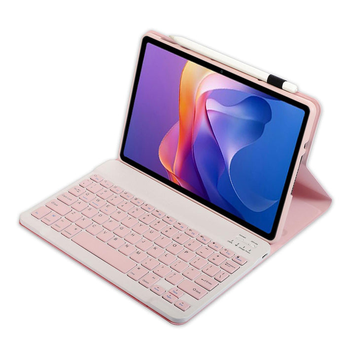 For Xiaomi Redmi Pad 2 2025 A0N15 Ultra-Thin Detachable Bluetooth Keyboard Leather Tablet Case