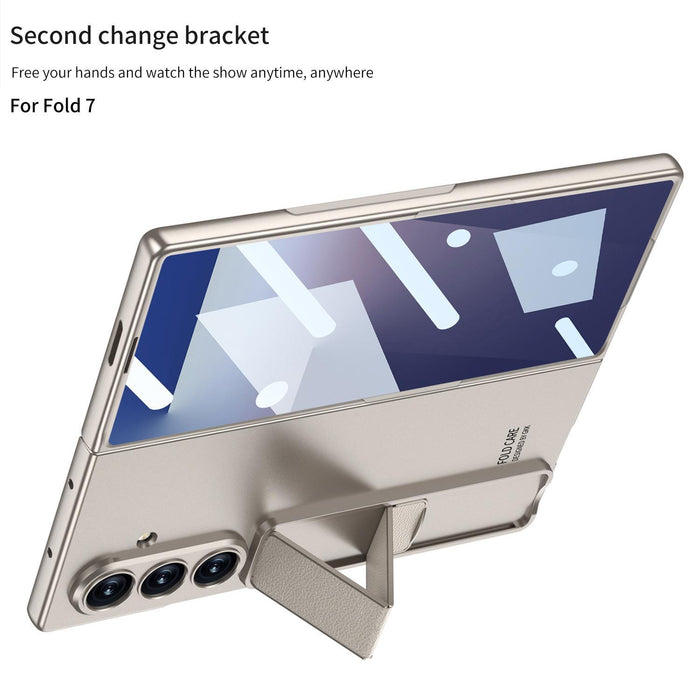 For Samsung Galaxy Z Fold7 5G Integrated Ultra-Thin Full Cover Phone Case With Bracket