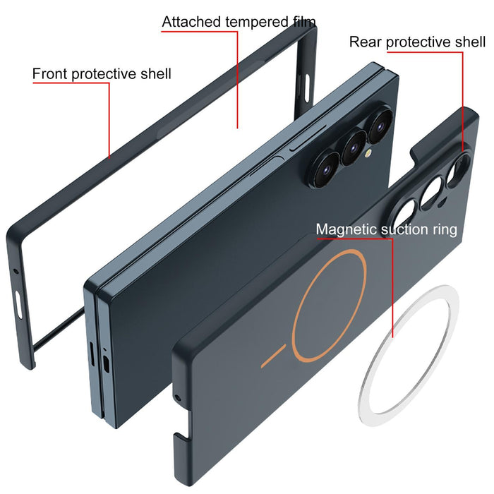 For Samsung Galaxy Z Fold7 5G Integrated Ultra-Thin Magsafe Magnetic Folding Phone Case