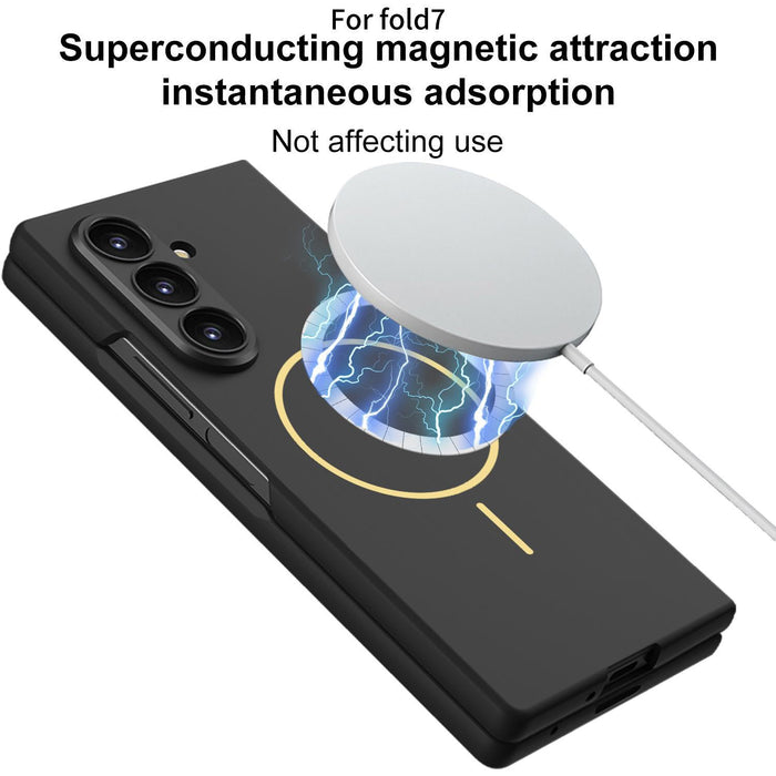 For Samsung Galaxy Z Fold7 5G Integrated Ultra-Thin Magsafe Magnetic Folding Phone Case