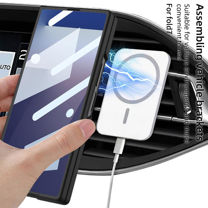 For Samsung Galaxy Z Fold7 5G Integrated Ultra-Thin Magsafe Magnetic Folding Phone Case