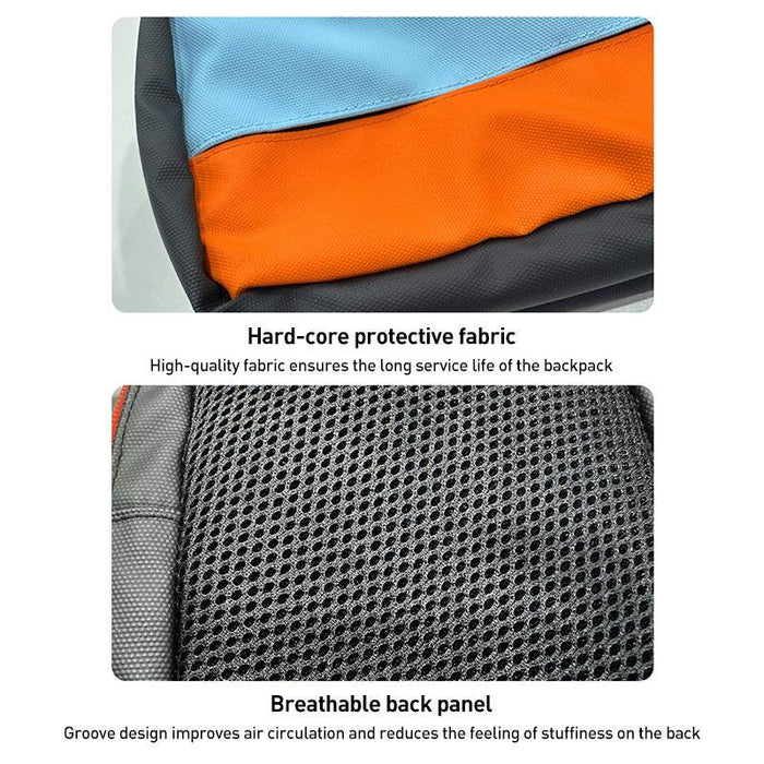 Colourblock Crossbody Game Console Bag For Nintendo Switch 2 Orange / Blue