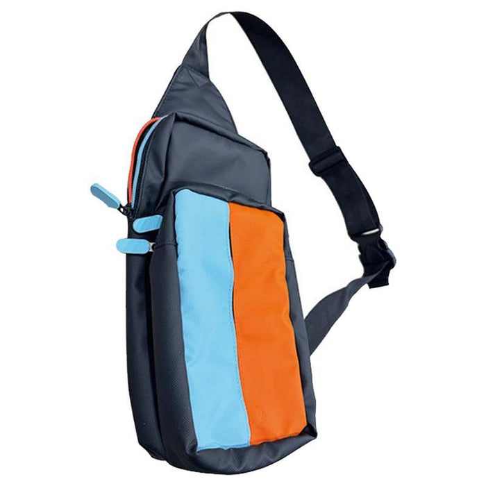 Colourblock Crossbody Game Console Bag For Nintendo Switch 2 Orange / Blue