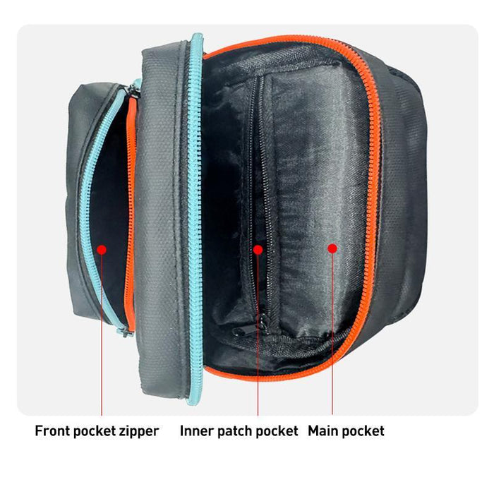 Colourblock Crossbody Game Console Bag For Nintendo Switch 2 Orange / Blue