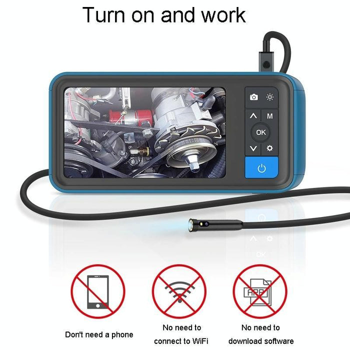 Ms450 4.5 Inch Large Screen Endoscope Auto Repair Tools Model 8Mm Dual Lens / 10M