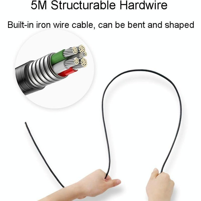 Ms450 4.5 Inch Large Screen Endoscope Auto Repair Tools Model 8Mm Dual Lens / 10M