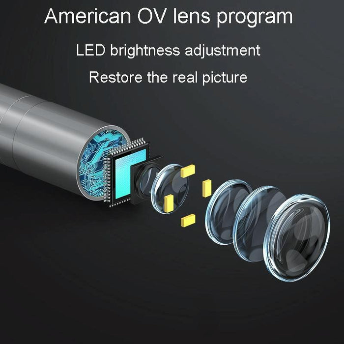 5 Inch Hd Large Screen Dual Steering Endoscope 1.55M Length Model 3.9Mm Single Lens