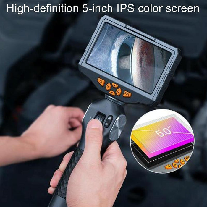 5 Inch Hd Large Screen Dual Steering Endoscope 1.55M Length Model 3.9Mm Single Lens