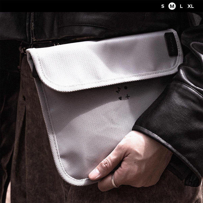 Sr53E 1-World Airliner Fireproof Storage Bag Size - 218X235Mm Grey