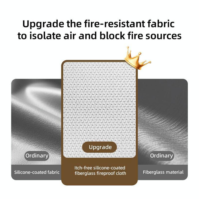 Sr53E 1-World Airliner Fireproof Storage Bag Size - 218X235Mm Grey