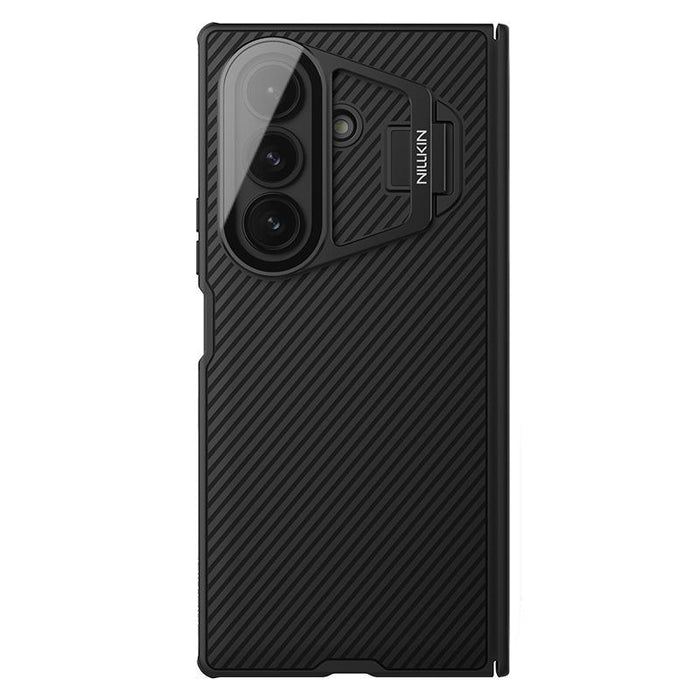 For Samsung Galaxy Z Fold7 5G Black Mirror Texture Phone Case