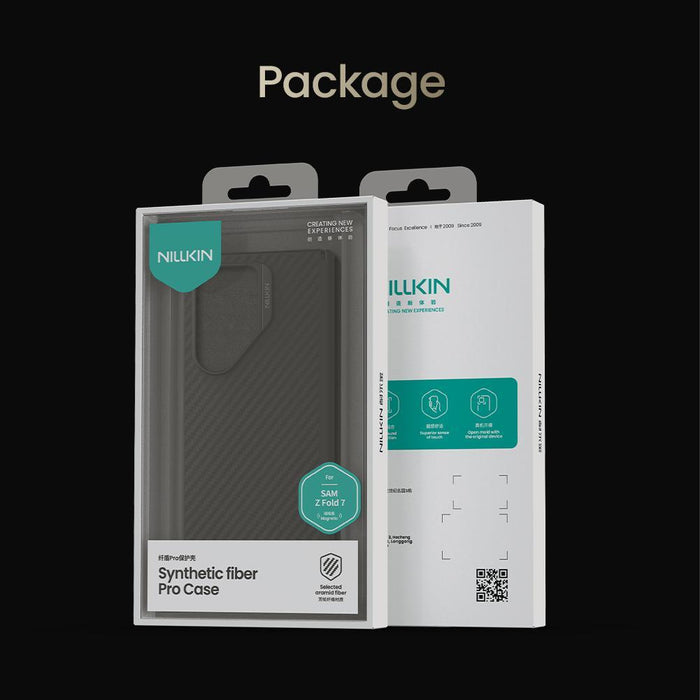 For Samsung Galaxy Z Fold7 5G Fiber Shield Pro Magnetic Version Aramid Fiber Tpu Phone Case