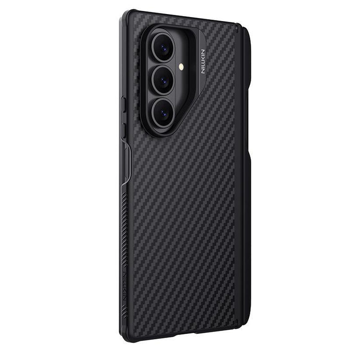 For Samsung Galaxy Z Fold7 5G Fiber Shield Pro Magnetic Version Aramid Fiber Tpu Phone Case With Stylus