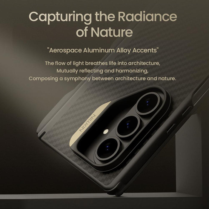 For Samsung Galaxy Z Fold7 5G Fiber Shield Pro Magnetic Version Aramid Fiber Tpu Phone Case With Stylus