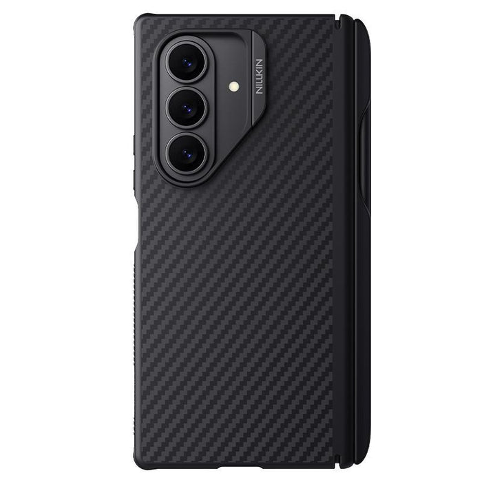 For Samsung Galaxy Z Fold7 5G Fiber Shield Pro Magnetic Version Aramid Fiber Tpu Phone Case With Stylus