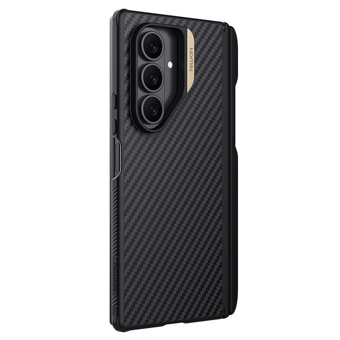 For Samsung Galaxy Z Fold7 5G Fiber Shield Pro Magnetic Version Aramid Fiber Tpu Phone Case With Stylus