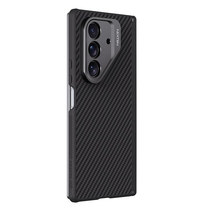 For Samsung Galaxy Z Fold7 5G Aramid Fiber Magnetic Version Phone Case Black
