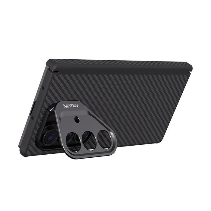 For Samsung Galaxy Z Fold7 5G Aramid Fiber Magnetic Version Phone Case Black