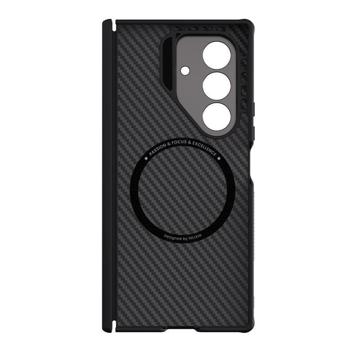 For Samsung Galaxy Z Fold7 5G Aramid Fiber Magnetic Version Phone Case Black