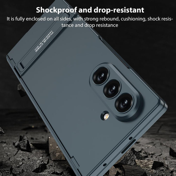 For Samsung Galaxy Z Fold7 5G Integrated Magnetic Triumph Ultra-Thin Full Coverage Phone Case With Holder