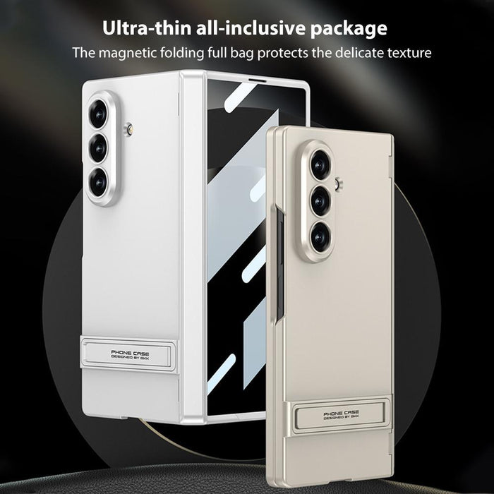 For Samsung Galaxy Z Fold7 5G Integrated Magnetic Triumph Ultra-Thin Full Coverage Phone Case With Holder