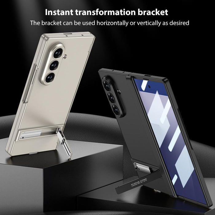 For Samsung Galaxy Z Fold7 5G Integrated Magnetic Triumph Ultra-Thin Full Coverage Phone Case With Holder