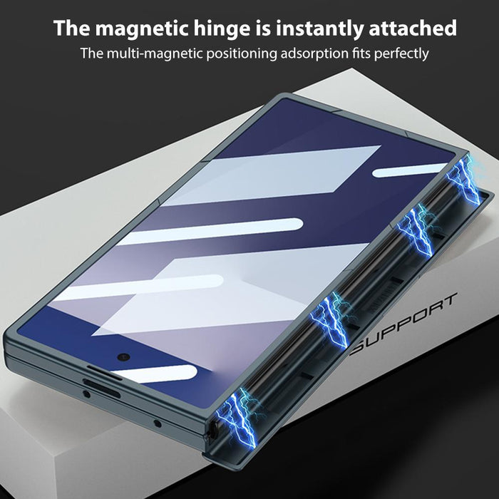 For Samsung Galaxy Z Fold7 5G Integrated Magnetic Triumph Ultra-Thin Full Coverage Phone Case With Holder