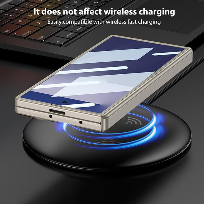 For Samsung Galaxy Z Fold7 5G Integrated Magnetic Triumph Ultra-Thin Full Coverage Phone Case With Holder