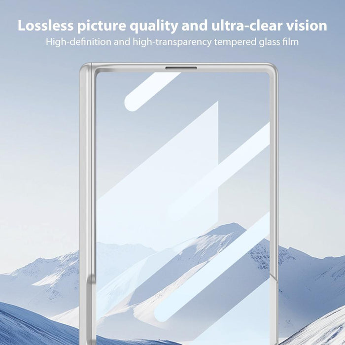 For Samsung Galaxy Z Fold7 5G Integrated Magnetic Folding Hinge Full Coverage Phone Case With Side Bracket