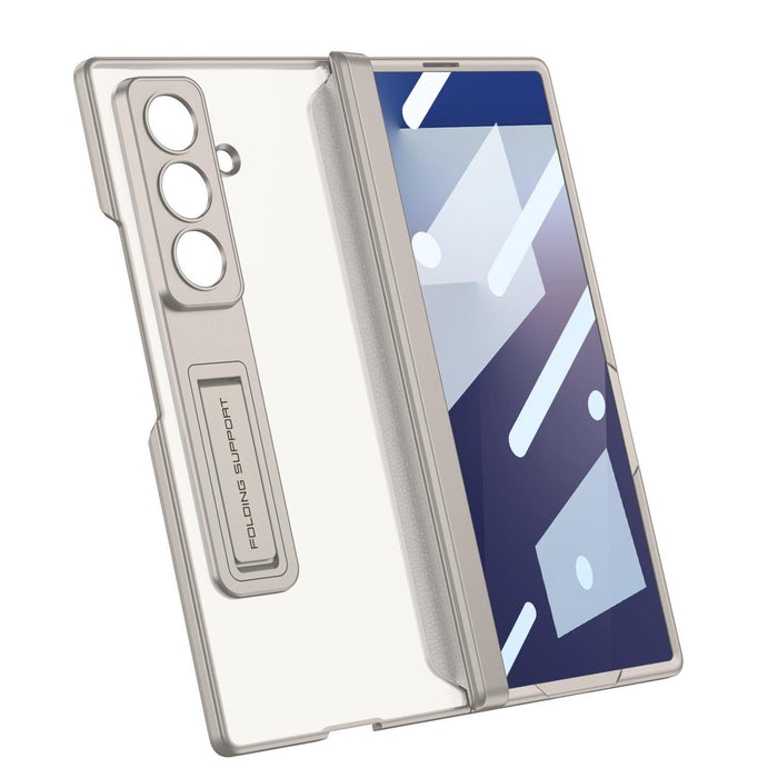For Samsung Galaxy Z Fold7 5G Integrated Magnetic Translucent Phone Case With Holder