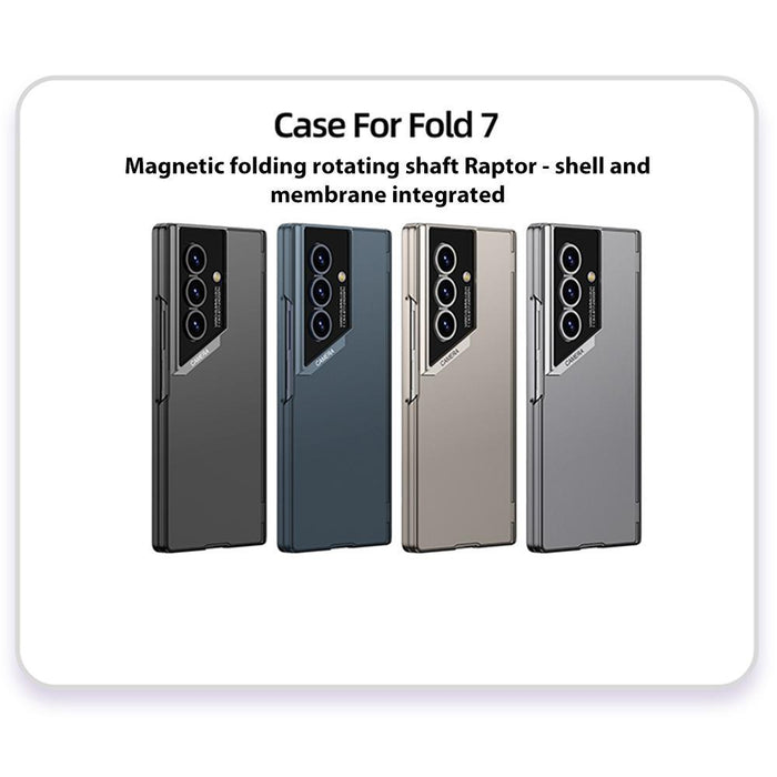 For Samsung Galaxy Z Fold7 5G Integrated Raptor Magnetic Folding Hinge Phone Case