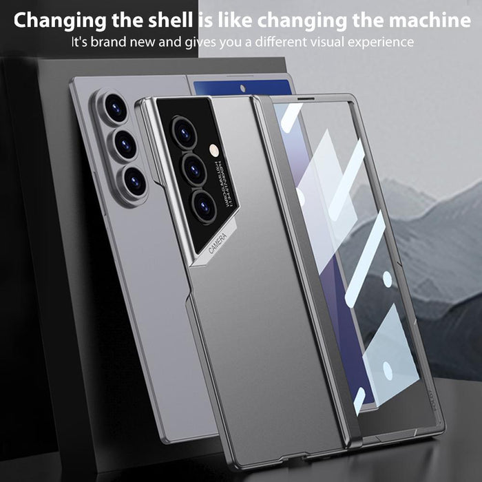 For Samsung Galaxy Z Fold7 5G Integrated Raptor Magnetic Folding Hinge Phone Case